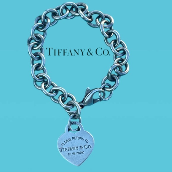 Tiffany & Co. Jewelry - Tiffany & Co. Please Return To Tiffany & Co. New York Silver Heart Tag Bracelet